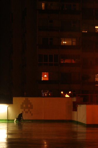 and that night was raining